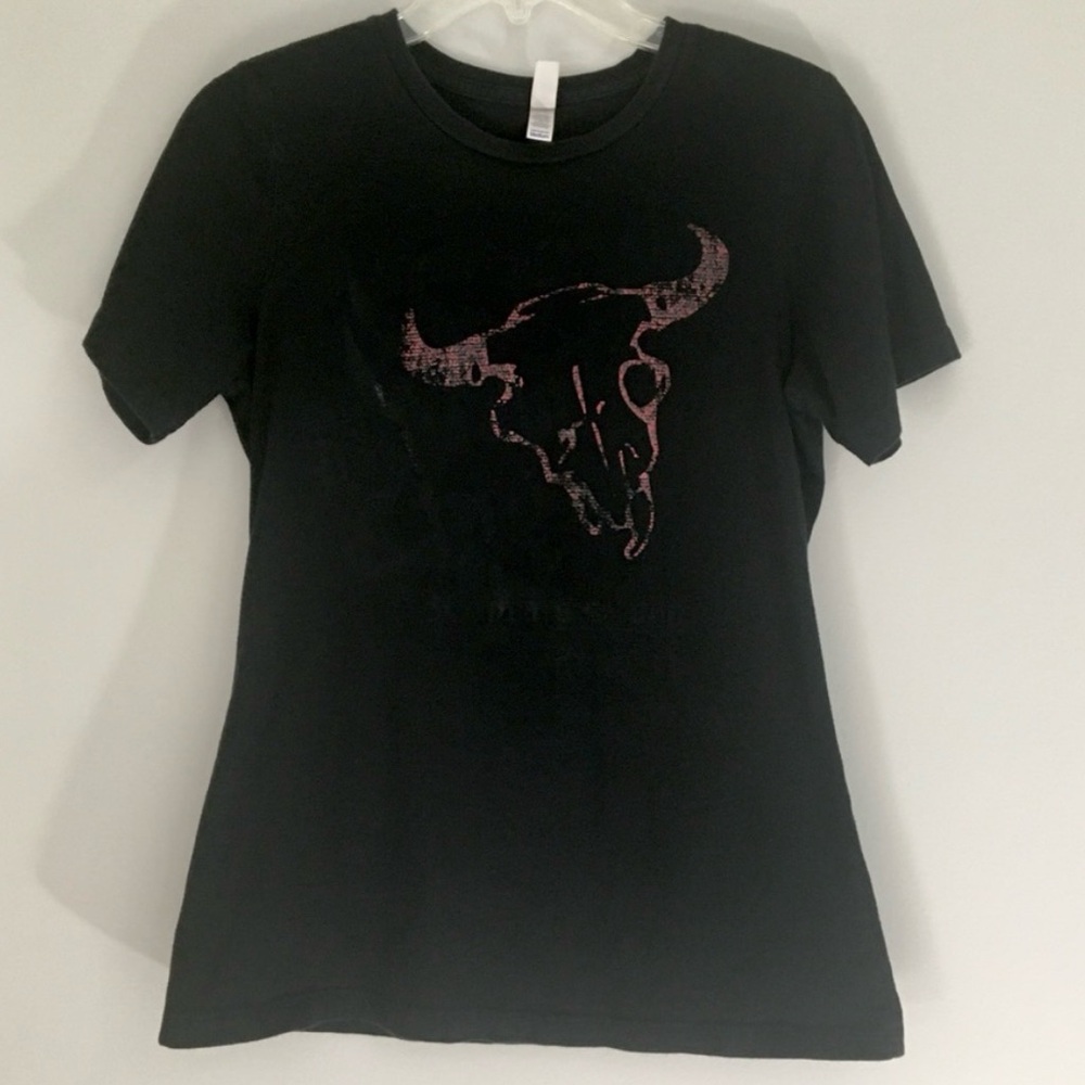 Sturgis Buffalo Chip Foil Buffalo Skull‎ Graphic T Shirt